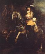 Portrait of Frederick Rihel on Horseback